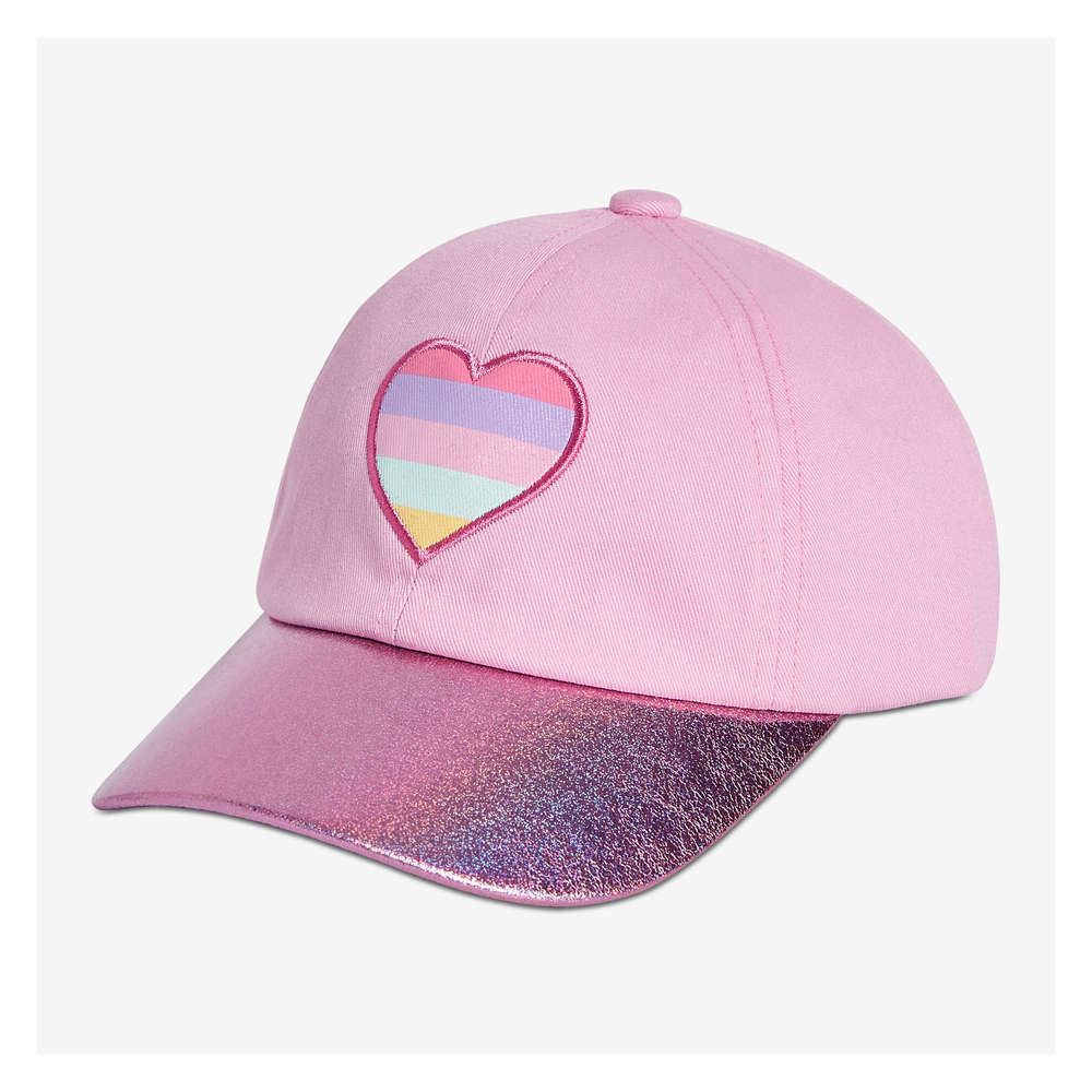 girls pink baseball cap