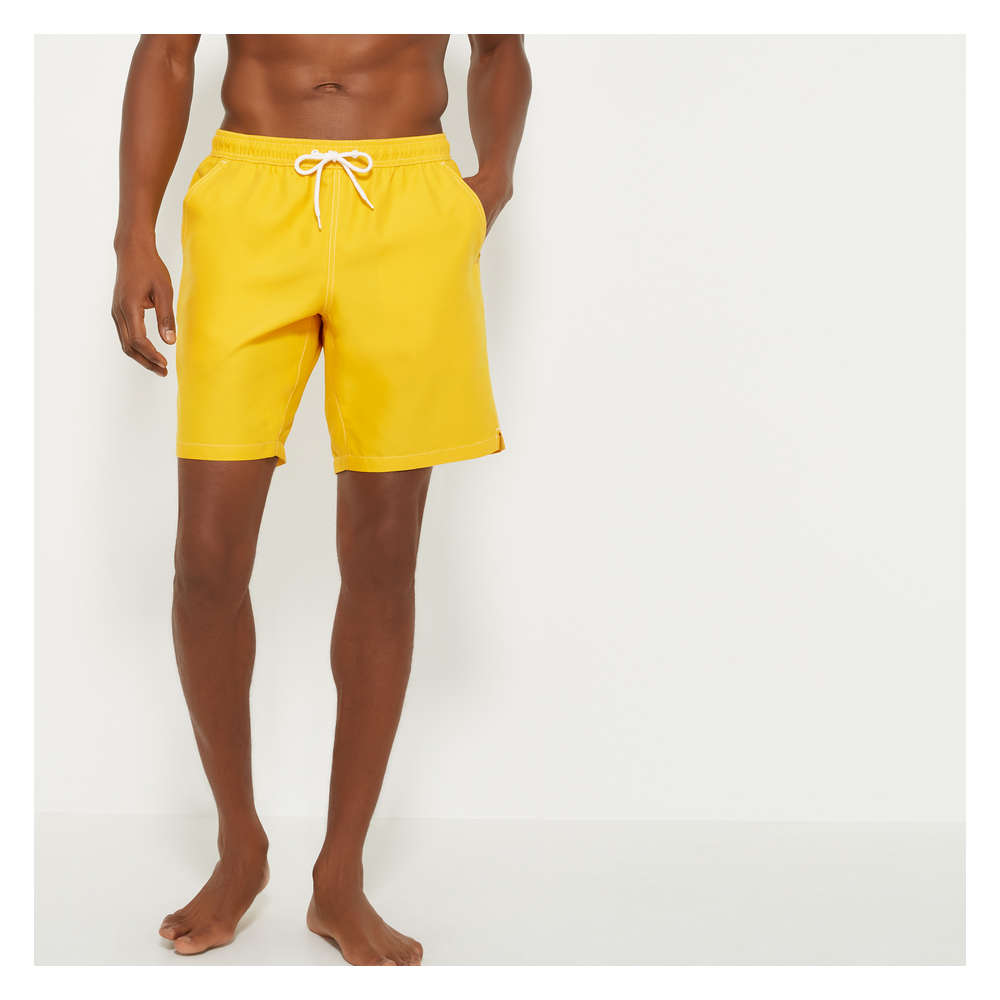 yellow swim trunks mens