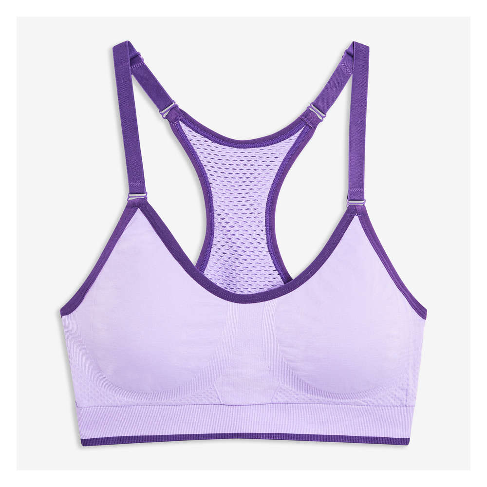 lavender sports bra