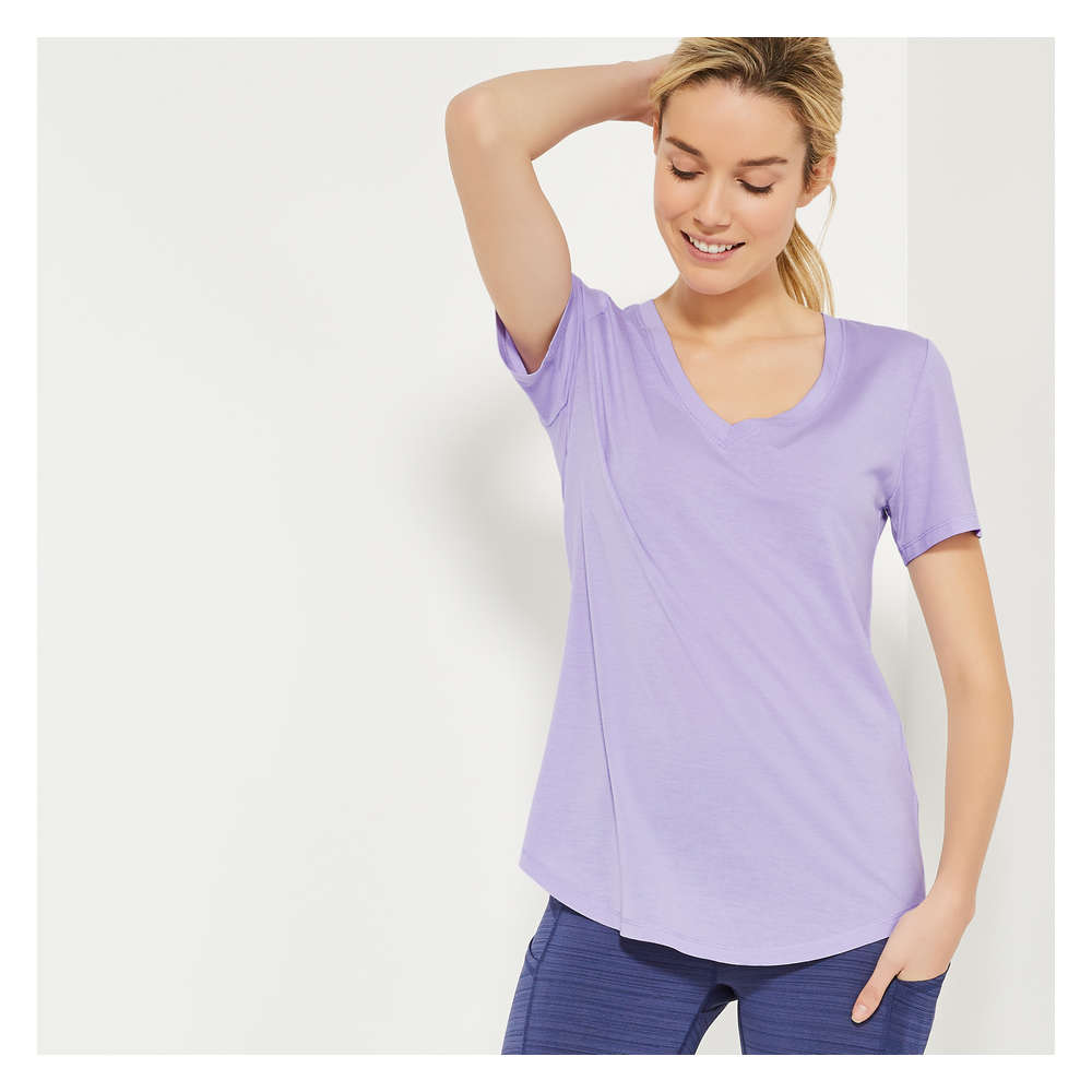 v neck moisture wicking tees