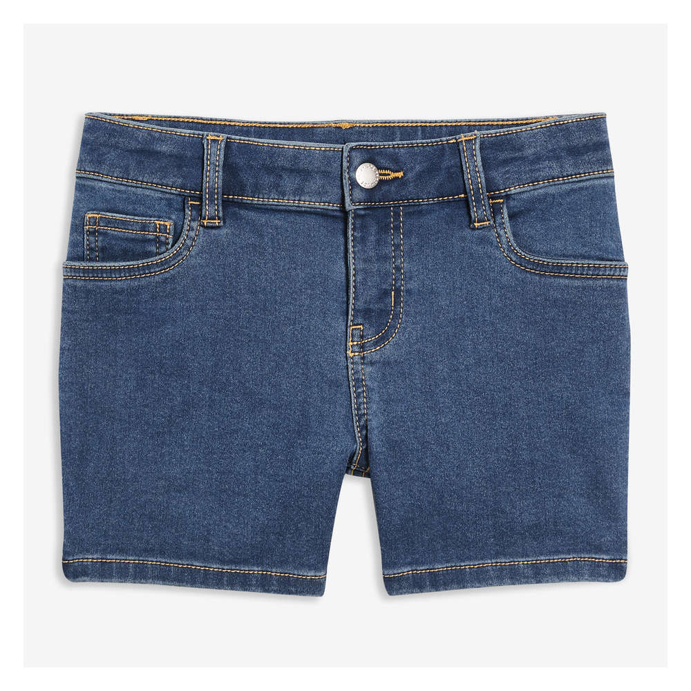 Kid Girls' Denim Short in Medium Wash 