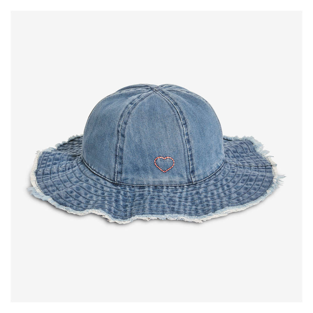 Kid Girls' Fringe Brim Bucket Hat 