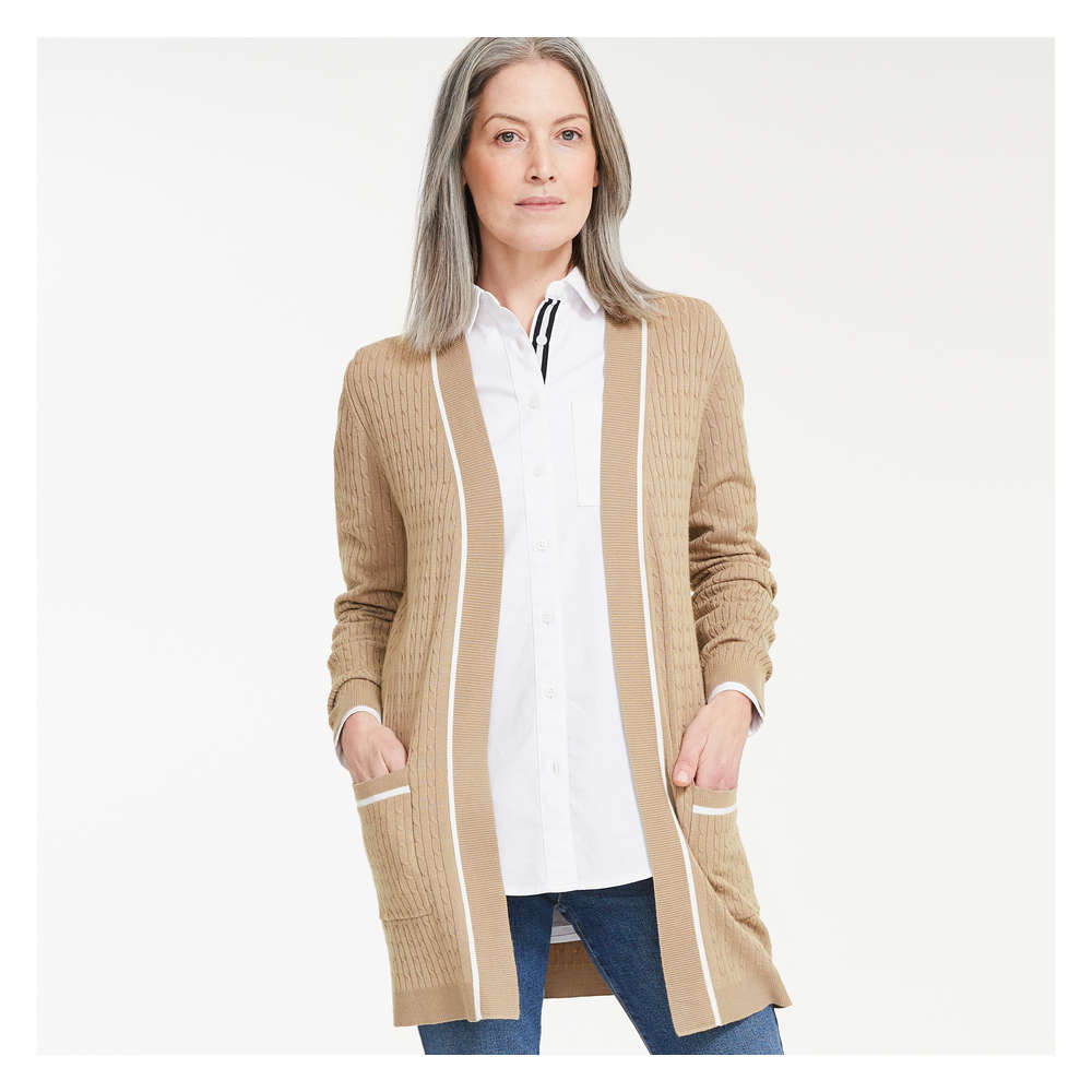 Joe Fresh Long Open-Front Cardi - 1 ea 