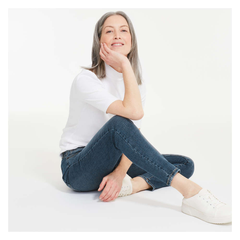 Skinny Jean in Dark Blue from Joe Fresh