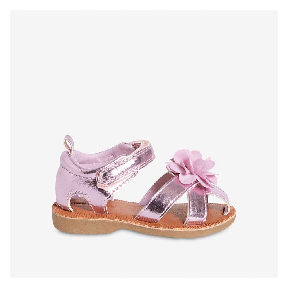 Girls best sale flower sandals