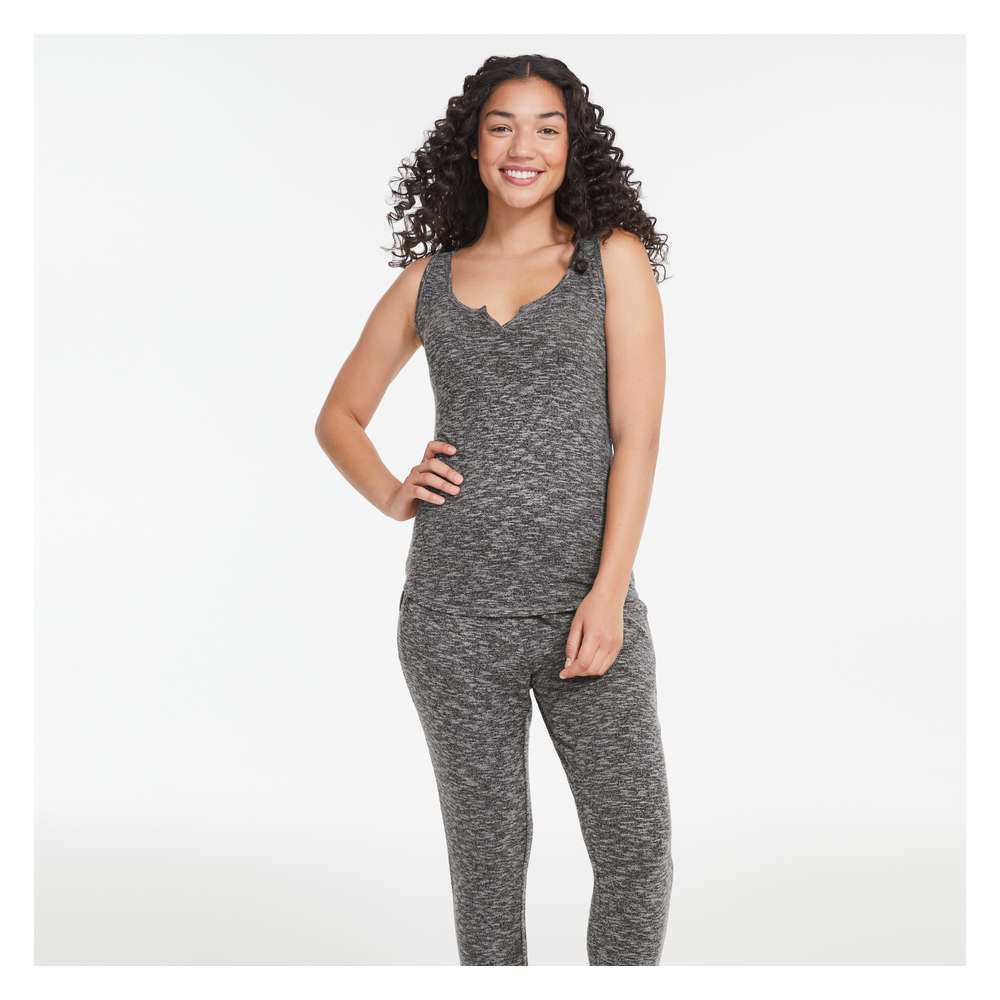 Soft Knit Sleep Pant in Pale Pink from Joe Fresh