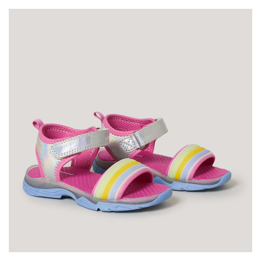 Disney Frozen Anna Elsa Girls Slides - Summer Sandal Kids Water Pool Beach  Shoes With Backstrap Open Toe - Lilac (sizes 6-12 Toddler/little Kid) :  Target