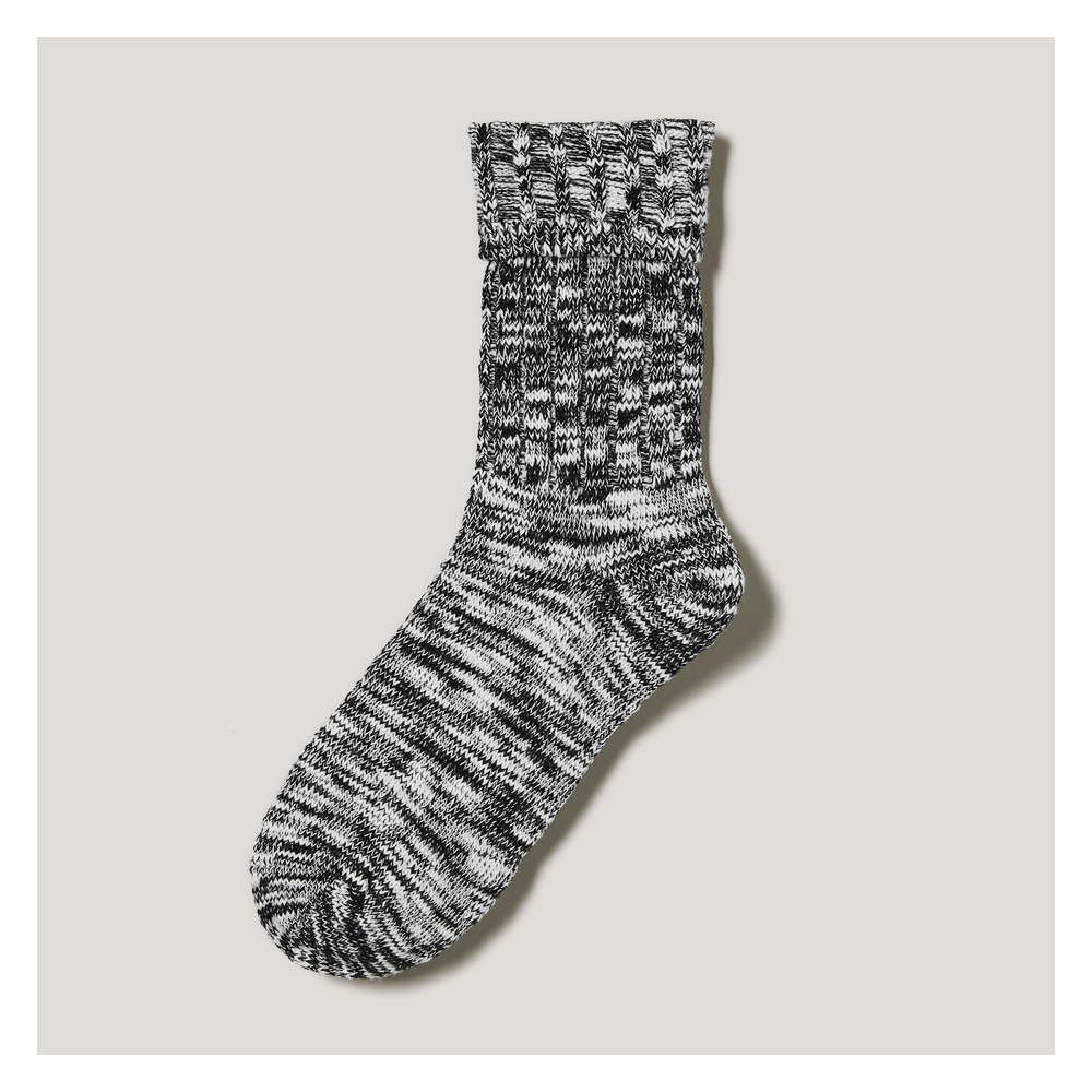 3 Pack Ribbed Crew Socks in Black from Joe Fresh