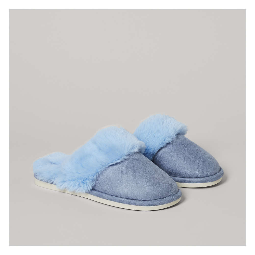 Fluffy sales mule slippers