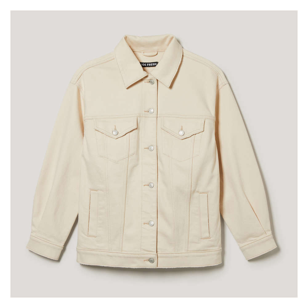 denim jacket tan collar