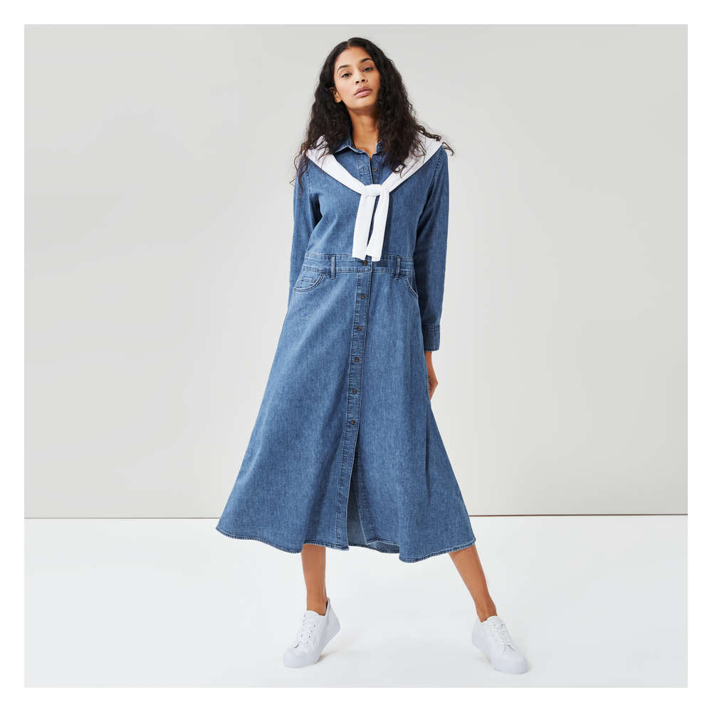 Exact Clothing - We love this shirt dress so much, we've stocked our stores  & online shop with 4 great options. Choose between a fresh pink, a fatigue  & two denim versions 