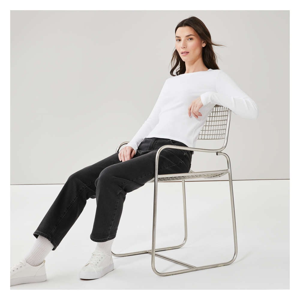 Joe Fresh Black Relaxed Fit Jean 1 ea, $45.00/1ea