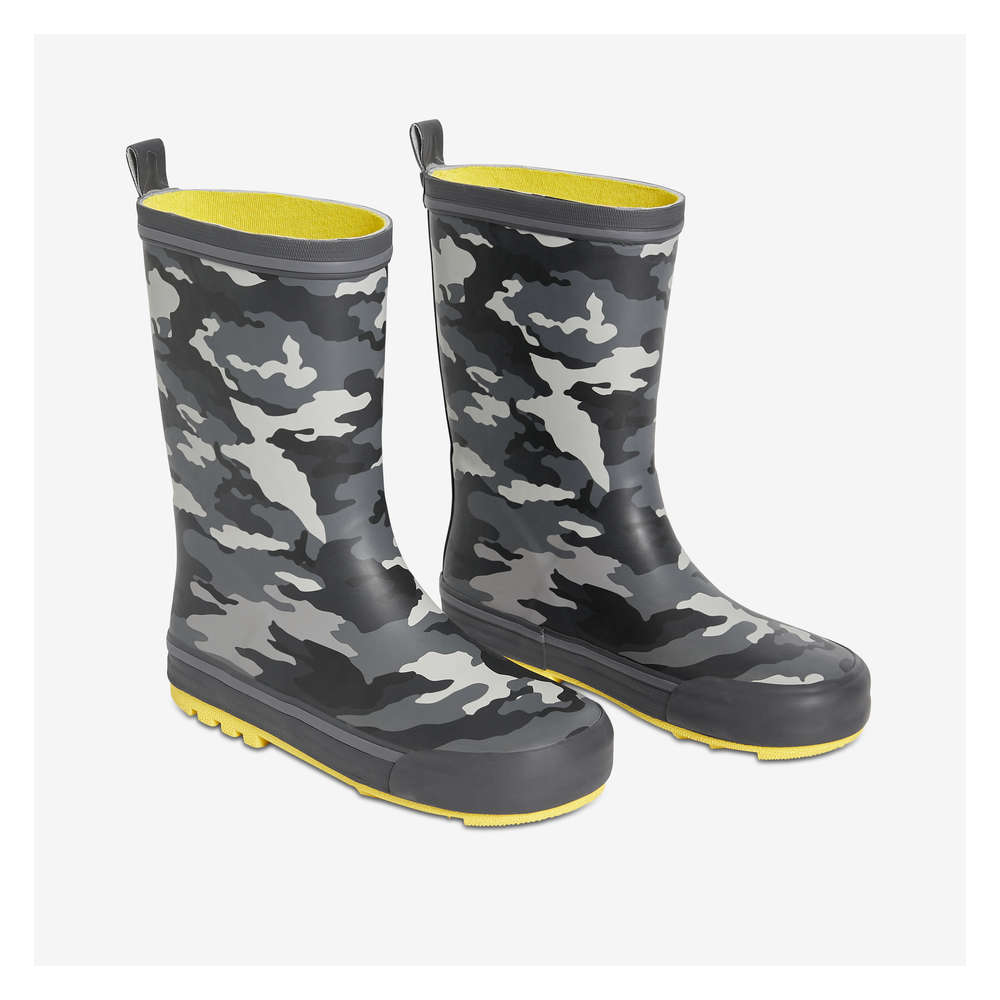 Boys camo rain boots Clearance