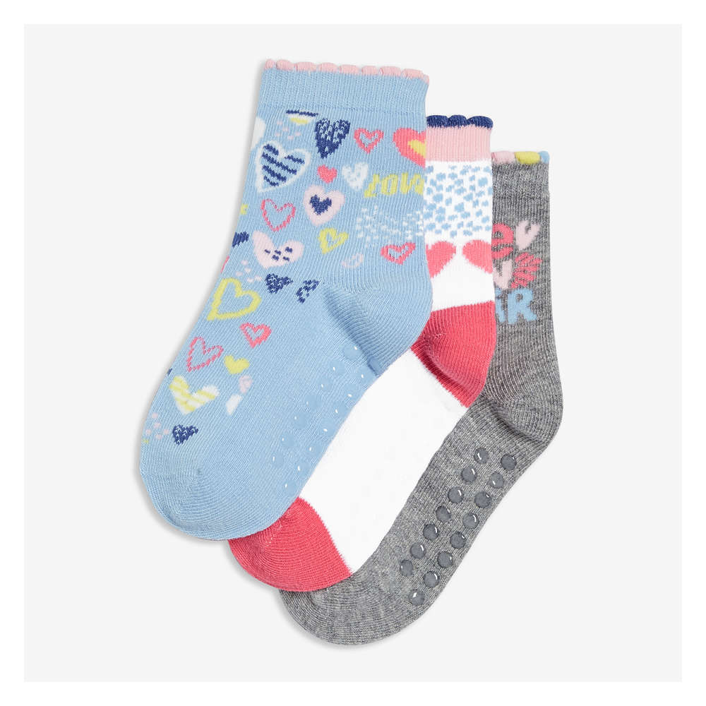 blue toddler socks