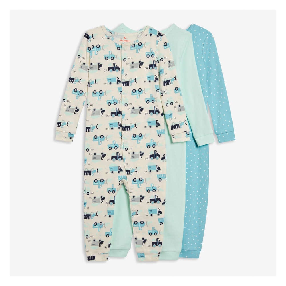 Joe Fresh Baby Boys' 3 Pack Sleeper 1 ea, $29.00/1ea