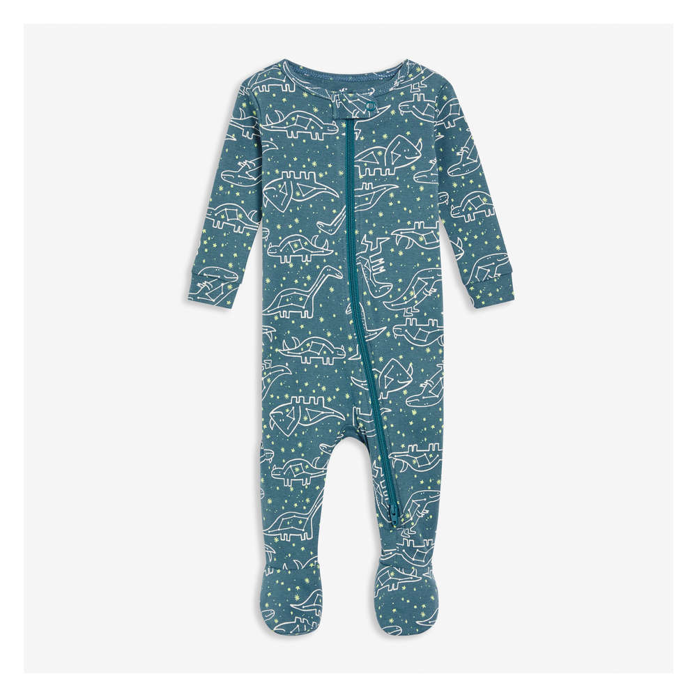 Joe Fresh Baby Boys' Double-Zip Footed Sleeper 1 ea, $12.00/1ea
