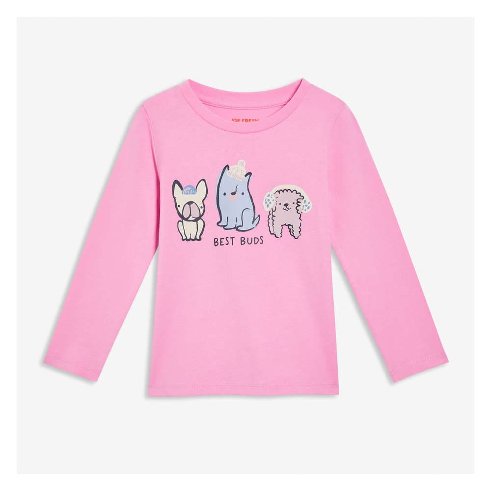 Joe Fresh Toddler Girls' Graphic Long Sleeve 1 ea, $10.00/1ea