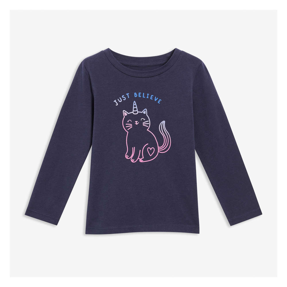 Joe Fresh Toddler Girls' Graphic Long Sleeve 1 ea, $10.00/1ea