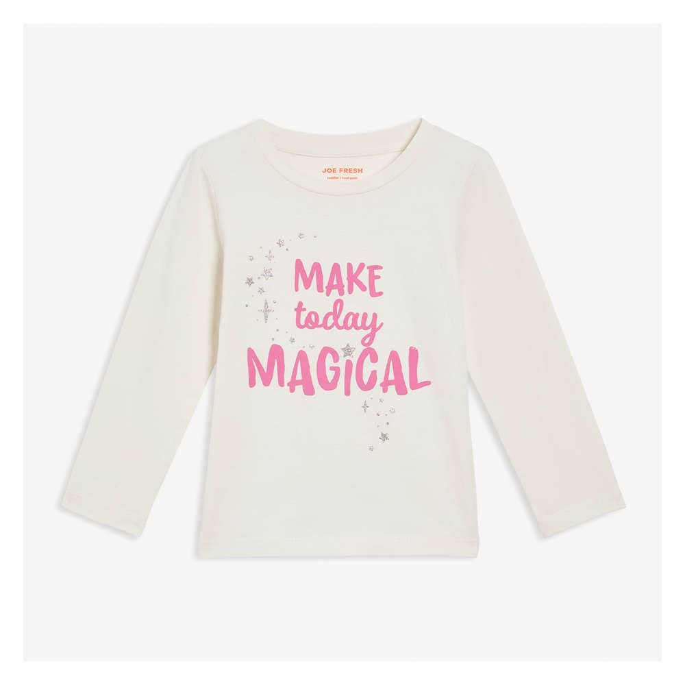 Joe Fresh Toddler Girls' Graphic Long Sleeve 1 ea, $10.00/1ea