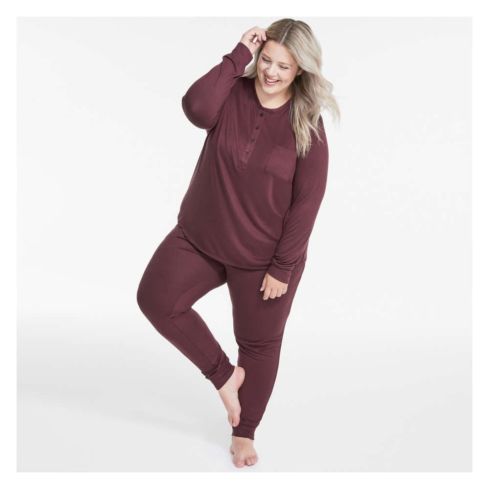 Joe Fresh Women+ Sleep Henley 1 ea, $19.00/1ea