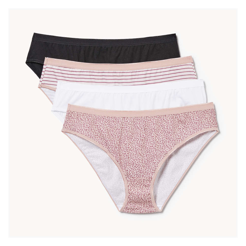 Joe Fresh Women+ 4 Pack High Cut Bikini 1 ea, $12.00/1ea