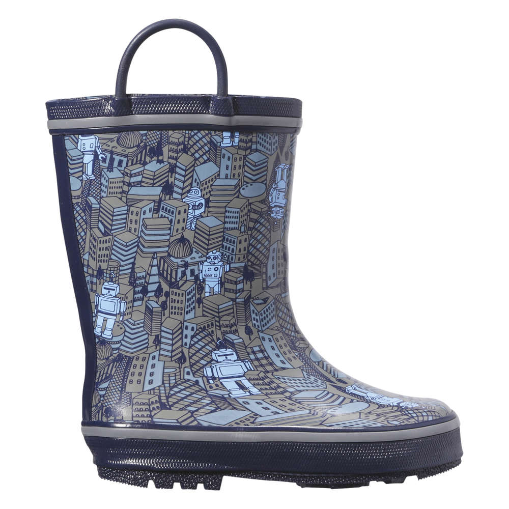 women's rain boots with pull on handles