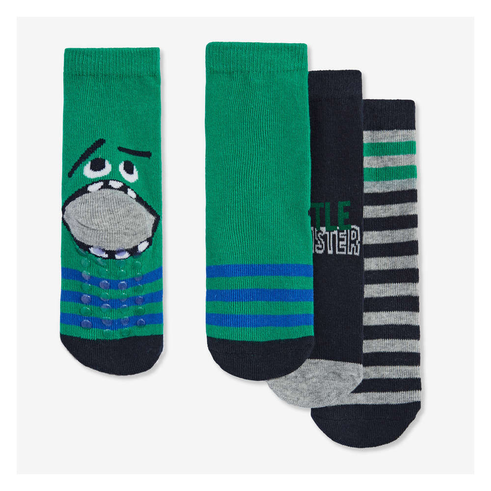 green toddler socks