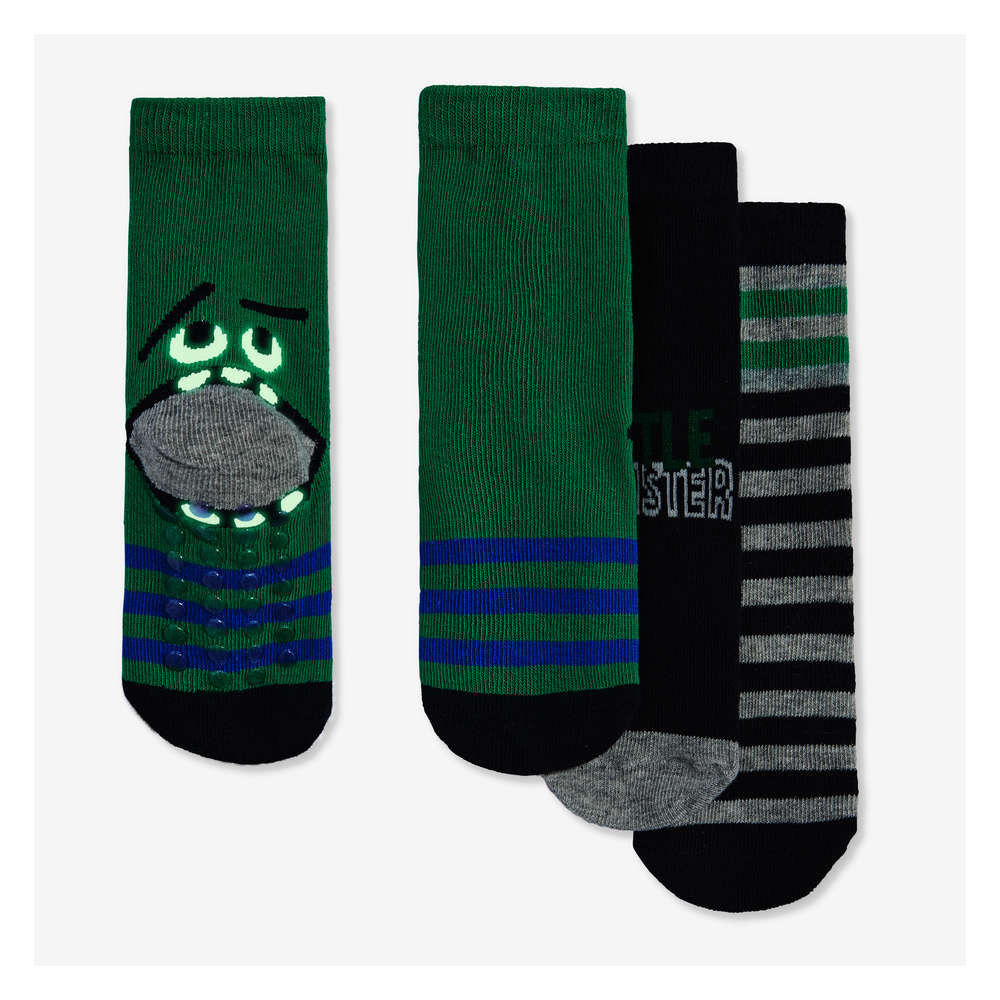 green toddler socks