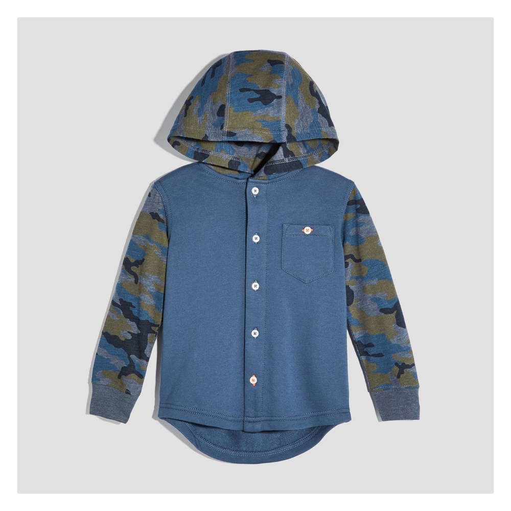 boys hooded shirt