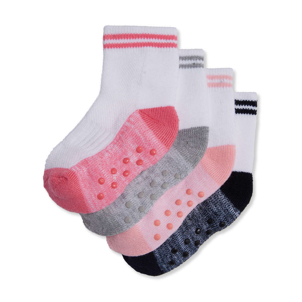Joe Fresh Kid Girls' 4 Pack Ankle Socks - 1 ea