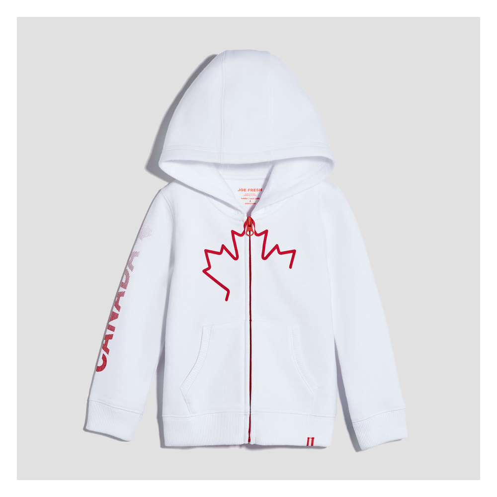 white hoodie toddler