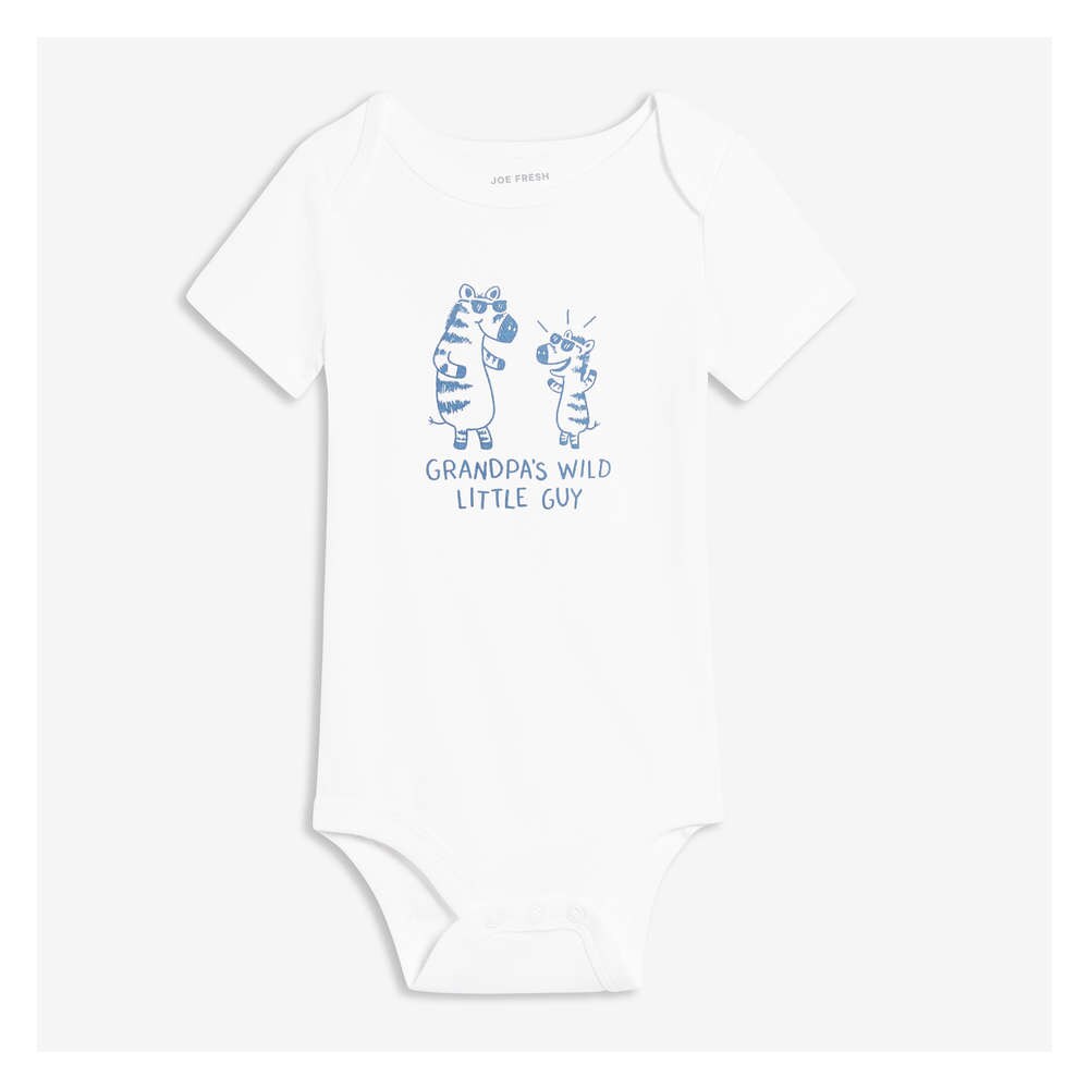 baby boy white bodysuit