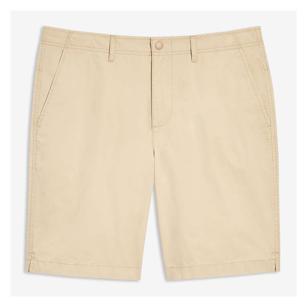 khaki twill shorts