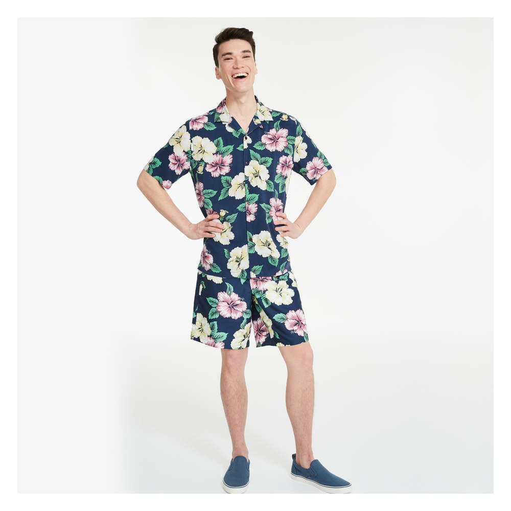 Joe Fresh Men's Printed Camp Collar Shirt 1 ea, $29.00/1ea