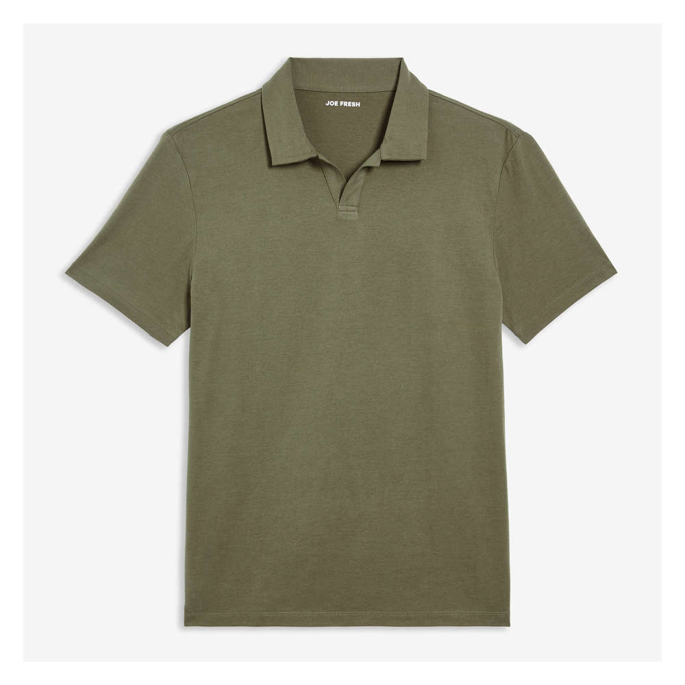 Men's Polo in Olive from Joe Fresh