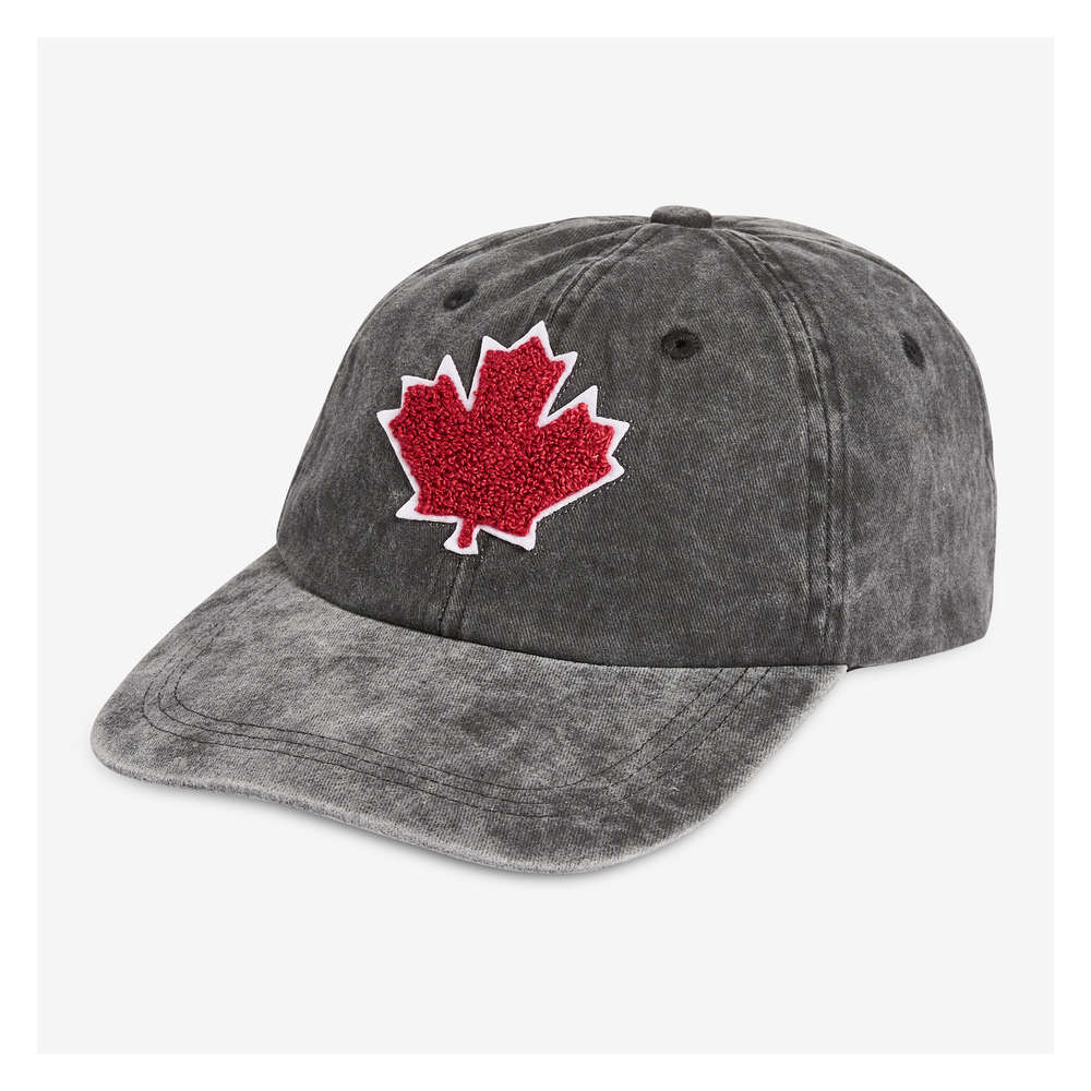 Men's Canada Baseball Cap in JF Black 