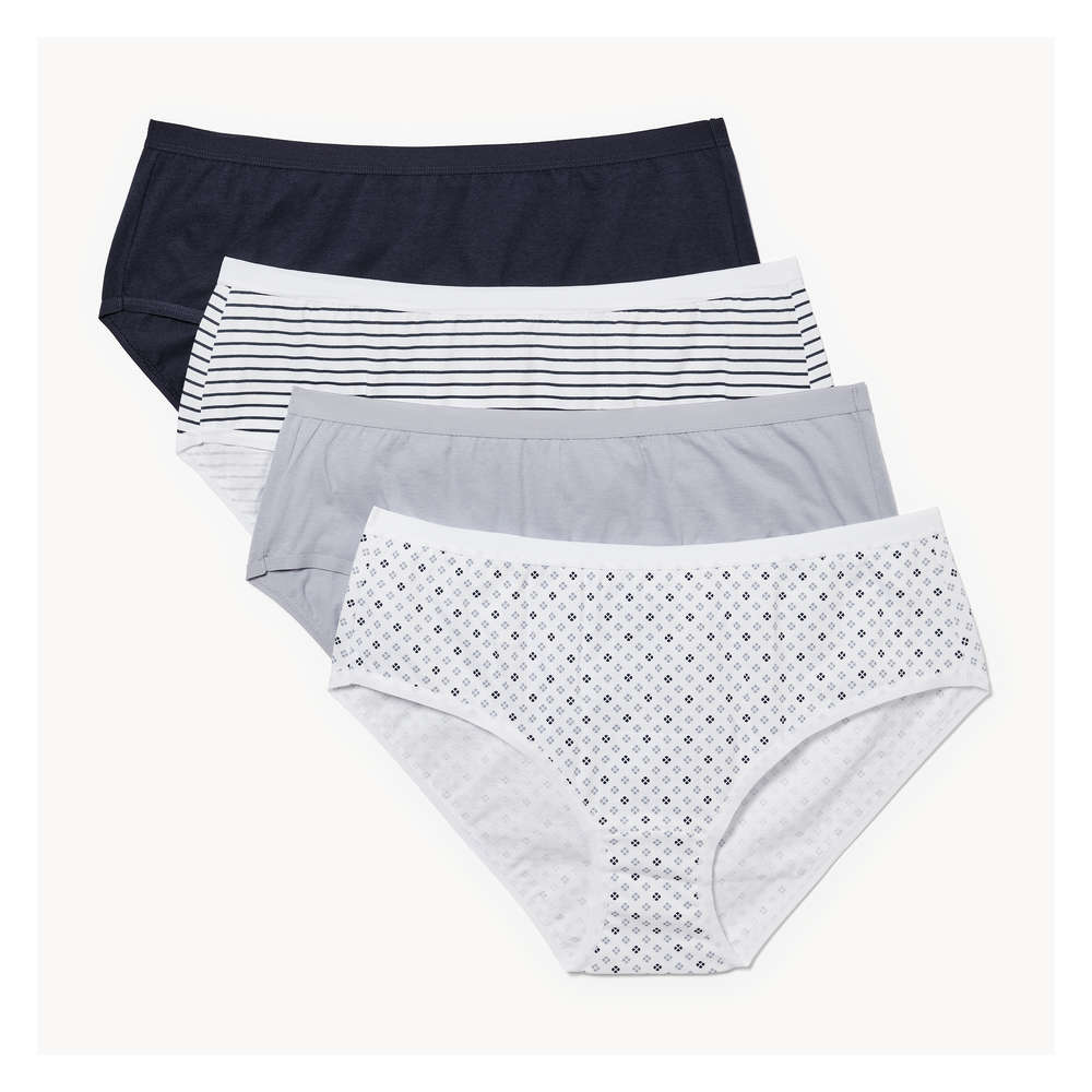 Joe Fresh Women+ 4-Pack Organic Cotton Brief 1 ea, $16.00/1ea