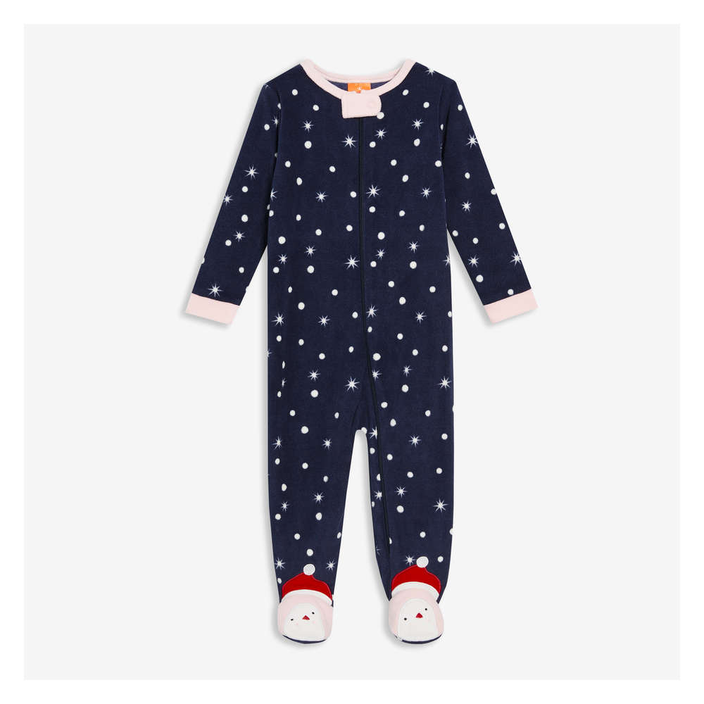 baby girl fleece sleepers