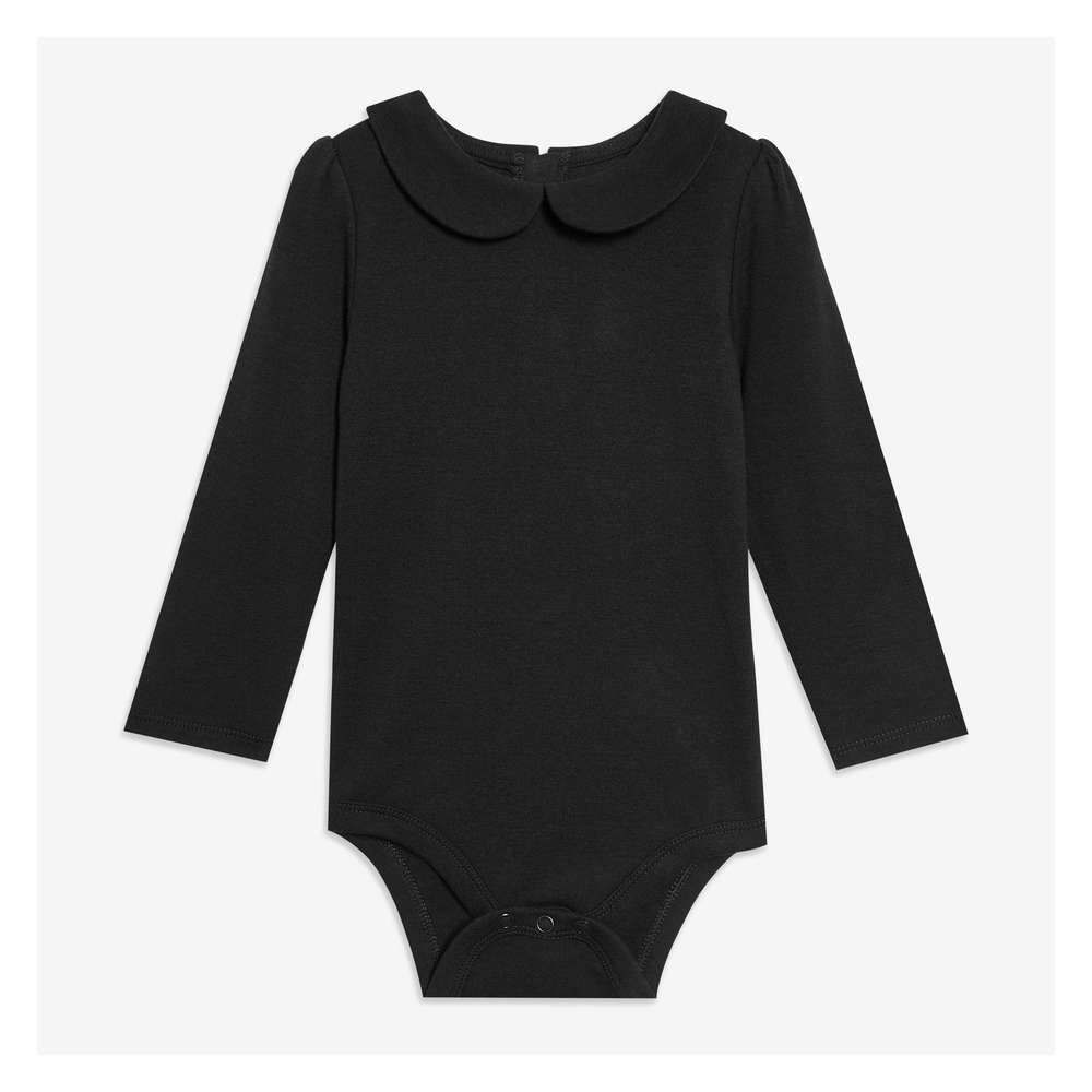 peter pan collar bodysuit baby girl
