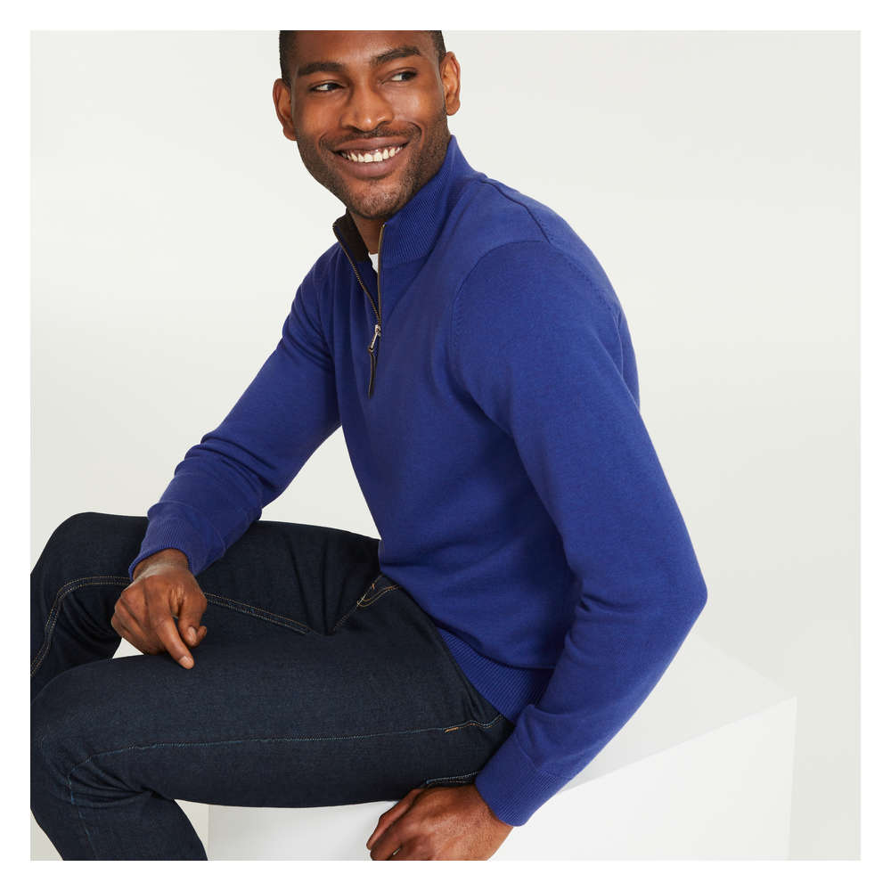 quarter zipper sweater