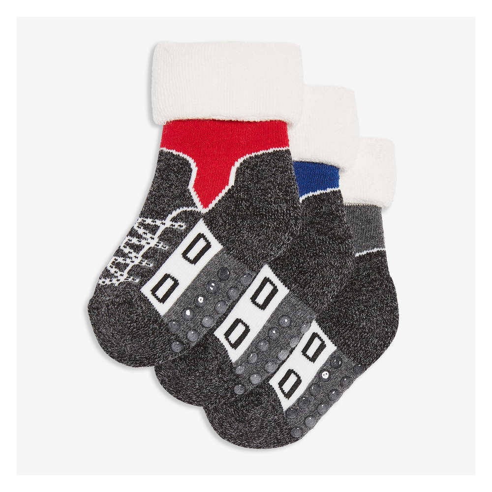 Joe Fresh Baby Boys' 3 Pack Ankle Socks 1 ea, $6.00/1ea
