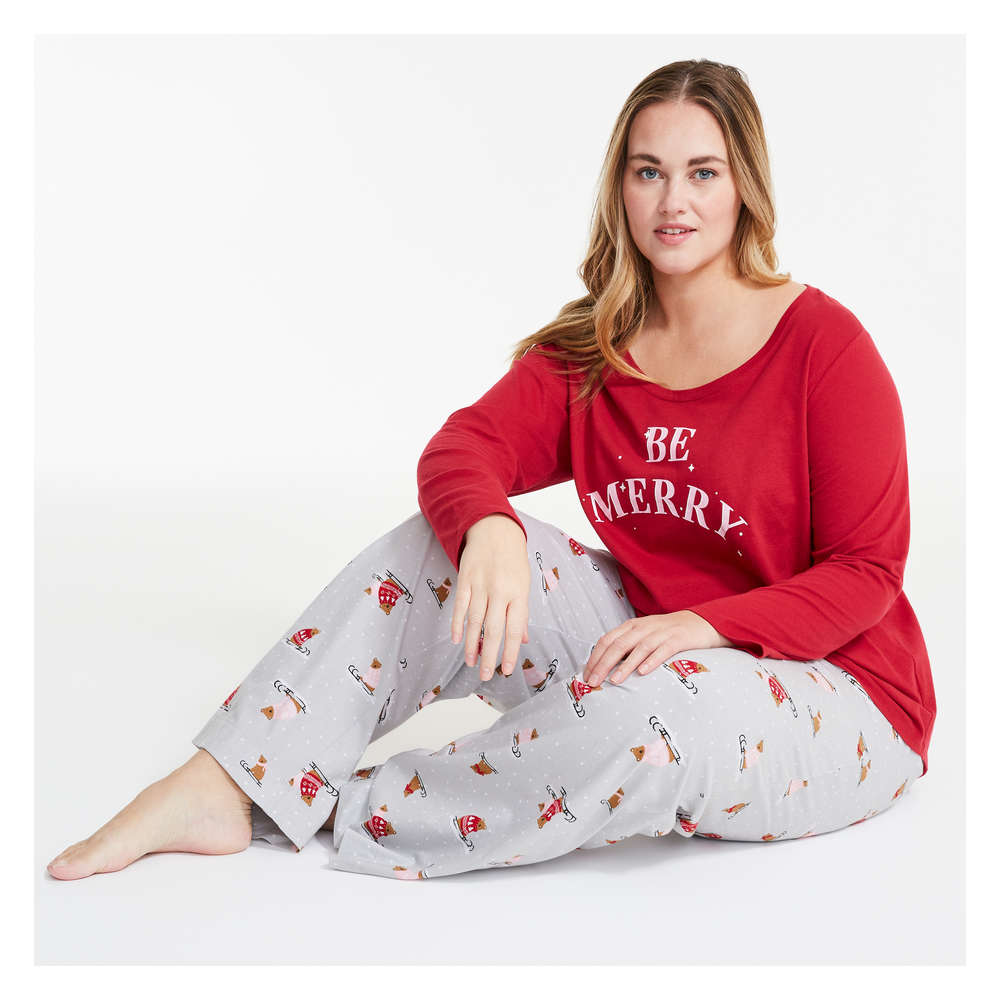 Women+ Core Printed Sleep Pant in Light 