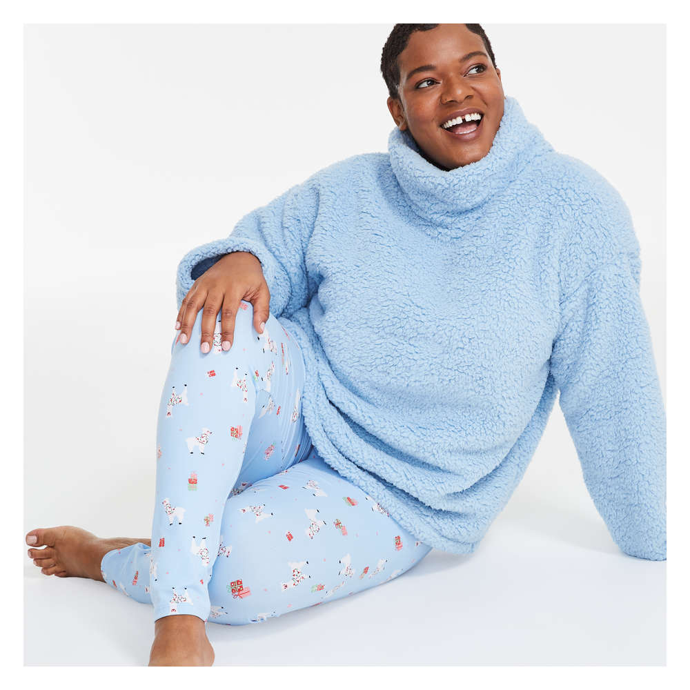 plush fleece pullover