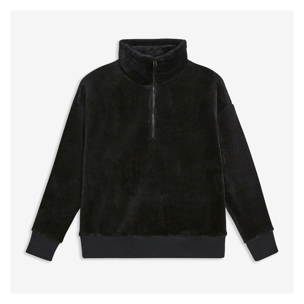 plush quarter zip