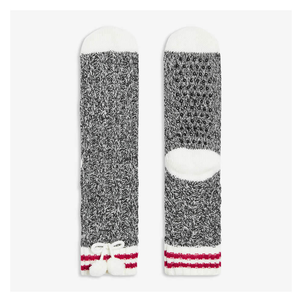 Joe Fresh Cable Knit Slipper Socks 1 ea, $10.00/1ea