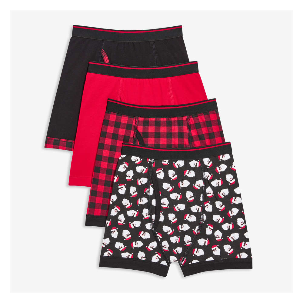 Joe Fresh Ensemble de 4 caleçons boxeurs pour garçons 1 ea, 16,00 $/1ch