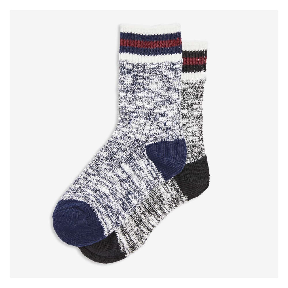 Joe Fresh Ensemble de 2 paires de chaussettes tube épaisses 1 ea, 8,00 $/1ch