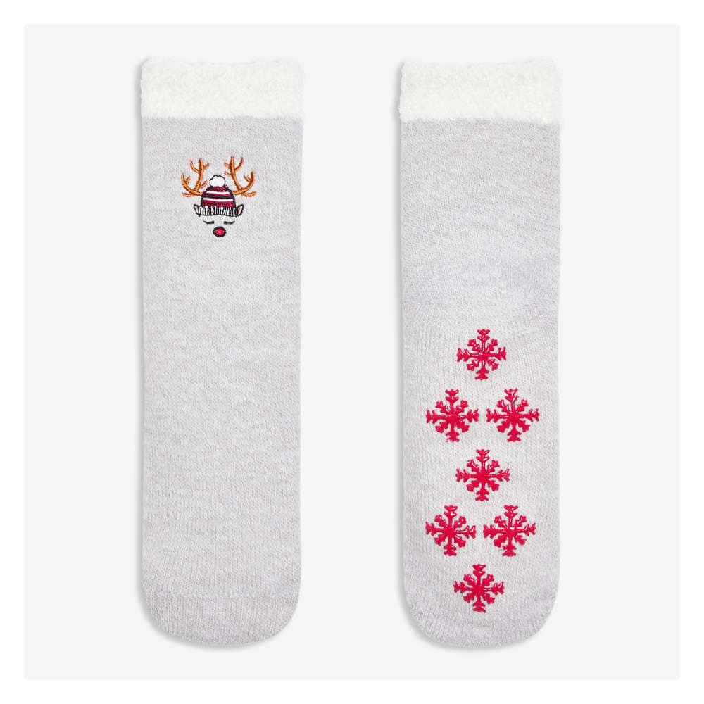 Joe Fresh Chaussettes tubes à revers pelucheux pour petites filles 1 ea, 8,00 $/1ch