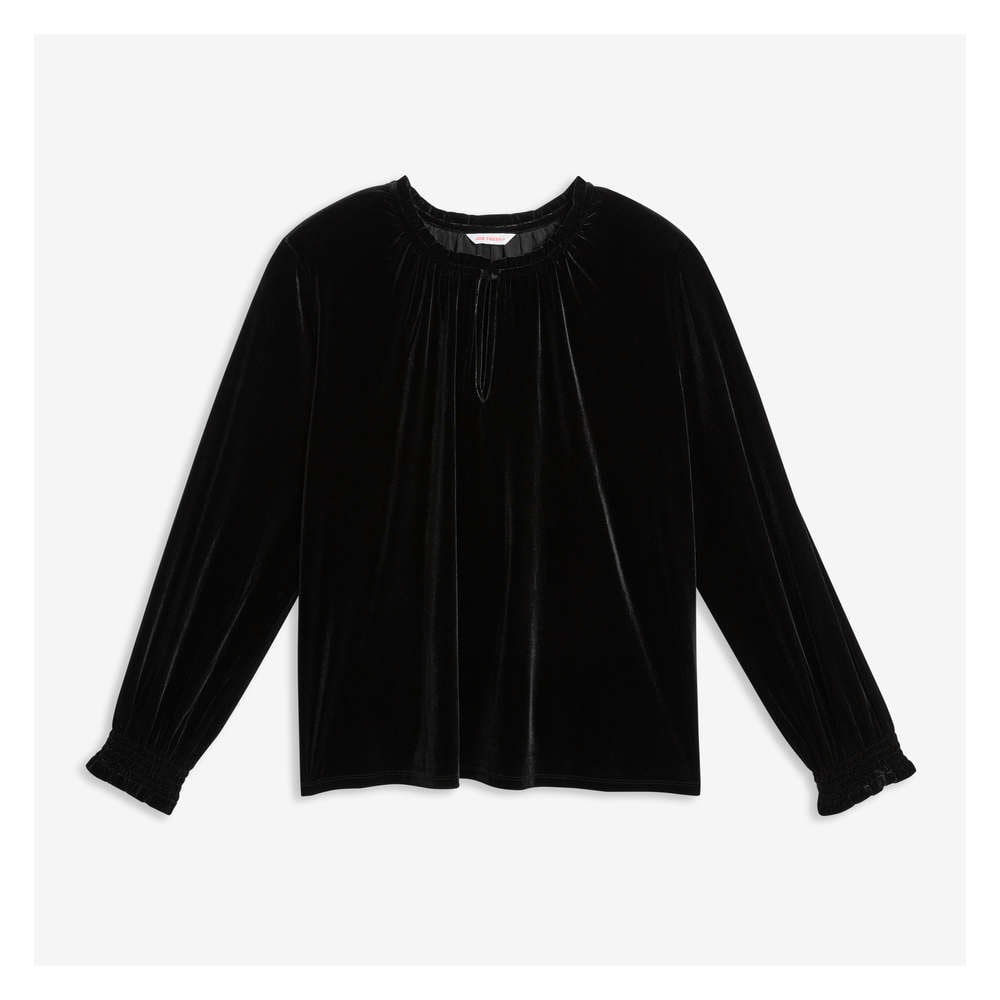 Joe Fresh Women+ Velvet Long Sleeve 1 ea, $29.00/1ea