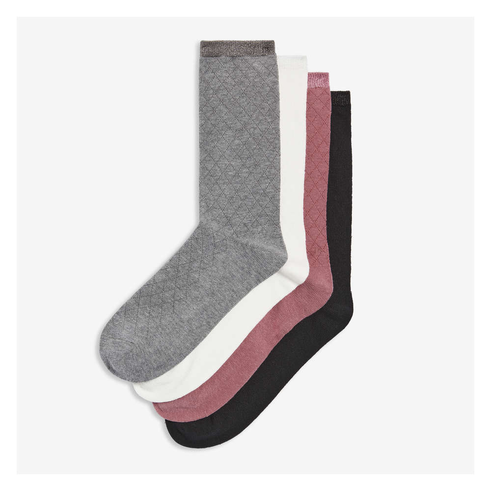 Joe Fresh 4 Pack Crew Socks 1 ea, $12.00/1ea